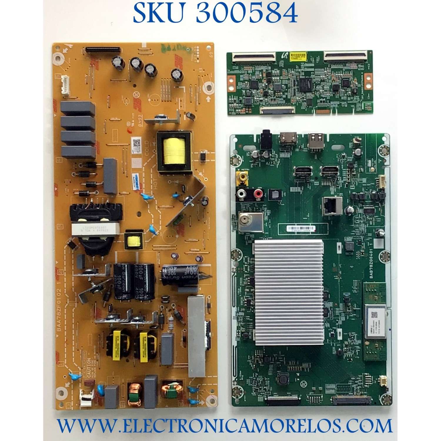 KIT DE TARJETAS PARA TV PHILIPS / MAIN AB789UA-65US / BAB78ZG0401 1 / B788D0F / FUENTE AB789-MPW / BAA78ZF01 02 1 / AB789MPW / T-CON LJ94-41735B / 18Y_RAHU11P2TA4V0.0 / DISPLAY LSC650FN04-301 / MODELO 65PFL5604/F7